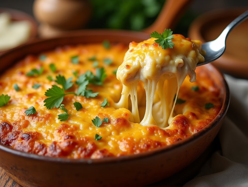 Creamy Chicken and Cheese Casserole
