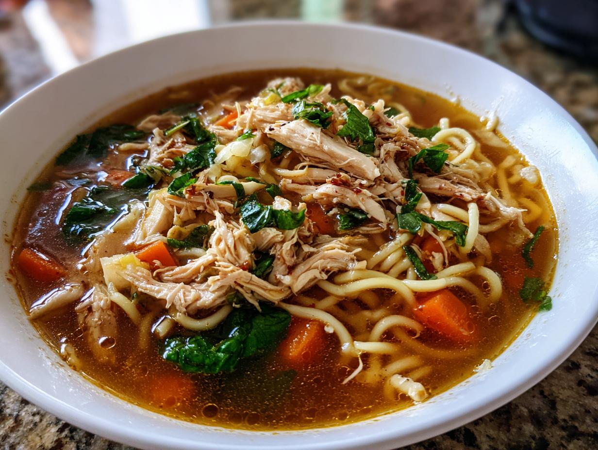 Devastating Cold? Chicken Noodle Soup Fix in 40 Min