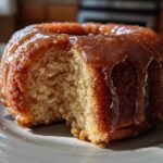 apple cider bundt cake with honey glaze