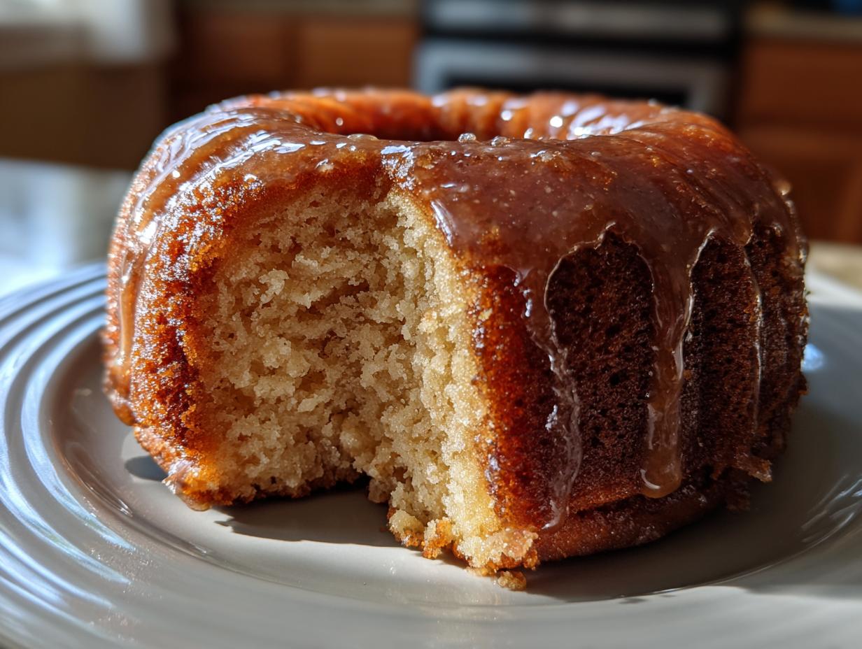 Decadent Apple Cider Bundt Cake Recipe with Honey Glaze