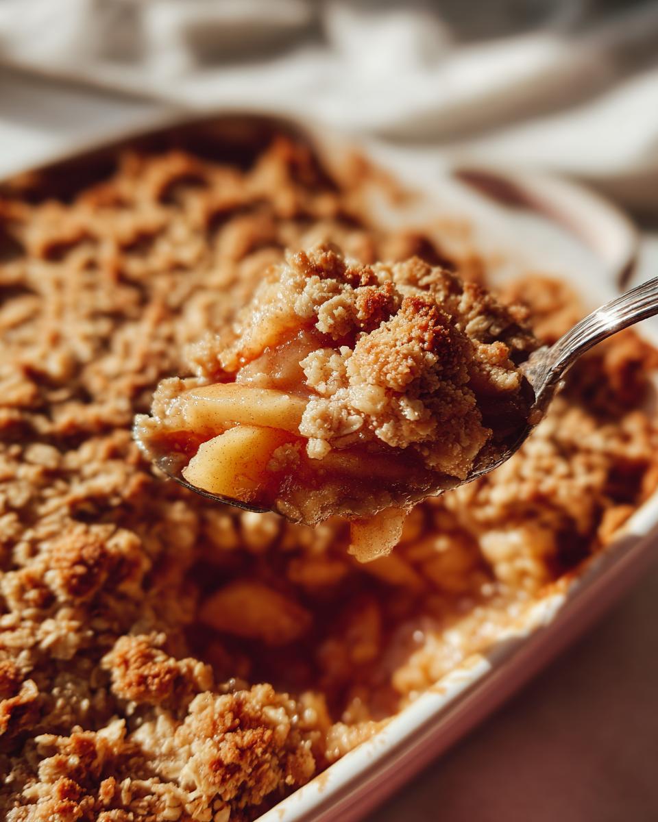 apple crisp dessert - detail 3
