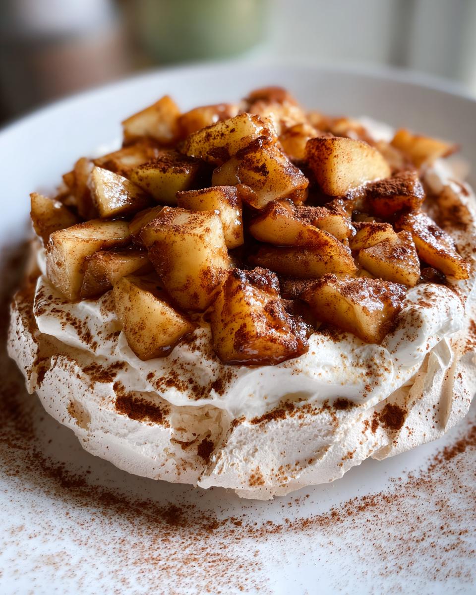 apple pavlova - detail 1
