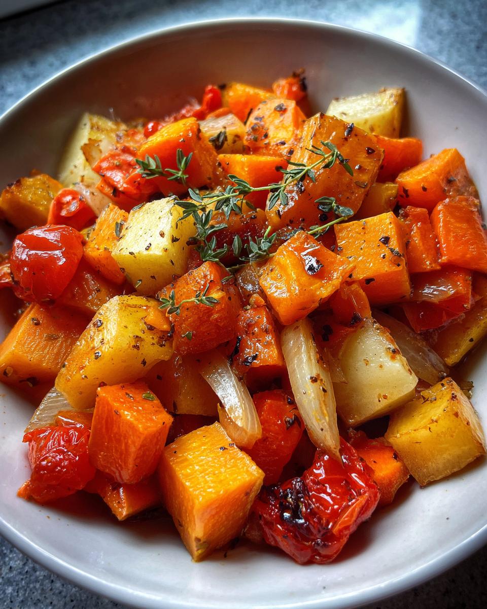 autumn vegetable soup - detail 2