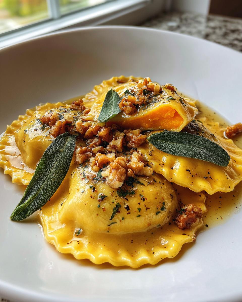 butternut squash ravioli - detail 1