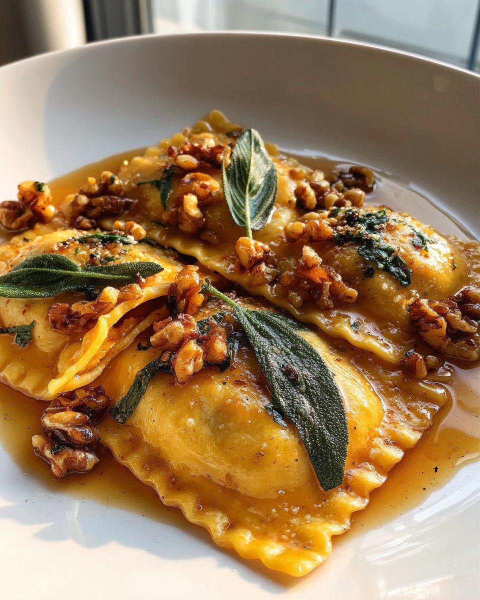 butternut squash ravioli - detail 2