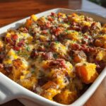 cheesy bacon butternut squash