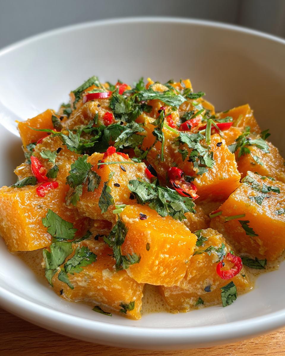 coconut & chile braised butternut squash - detail 3