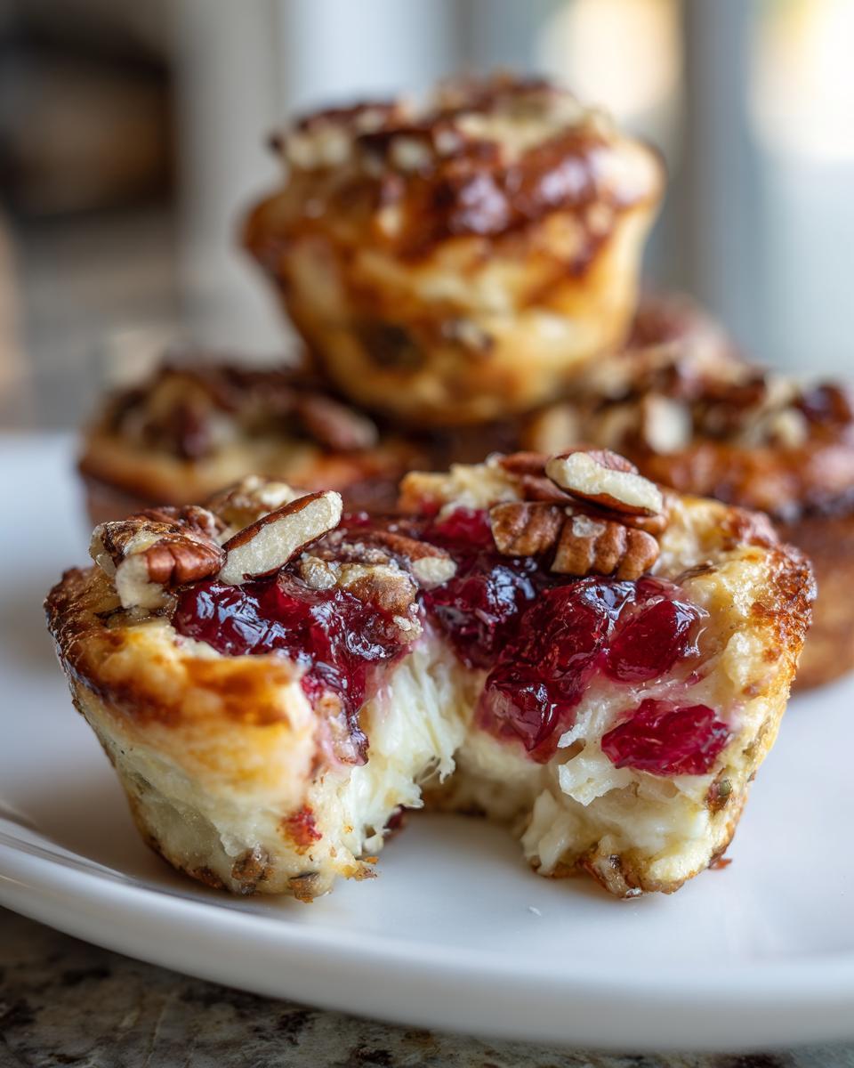 cranberry brie bites - detail 1