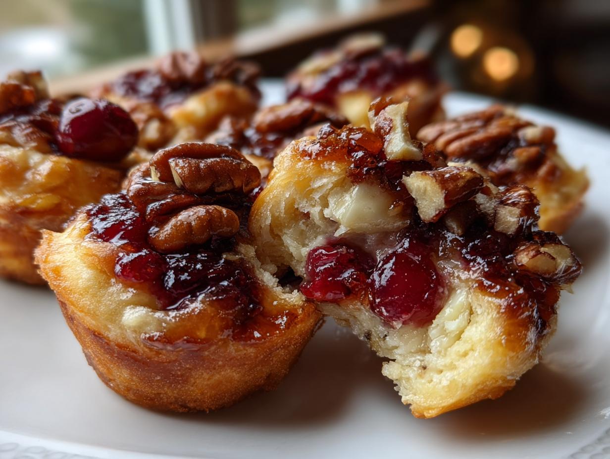 Incredibly Delicious Cranberry Brie Bites in Just 15