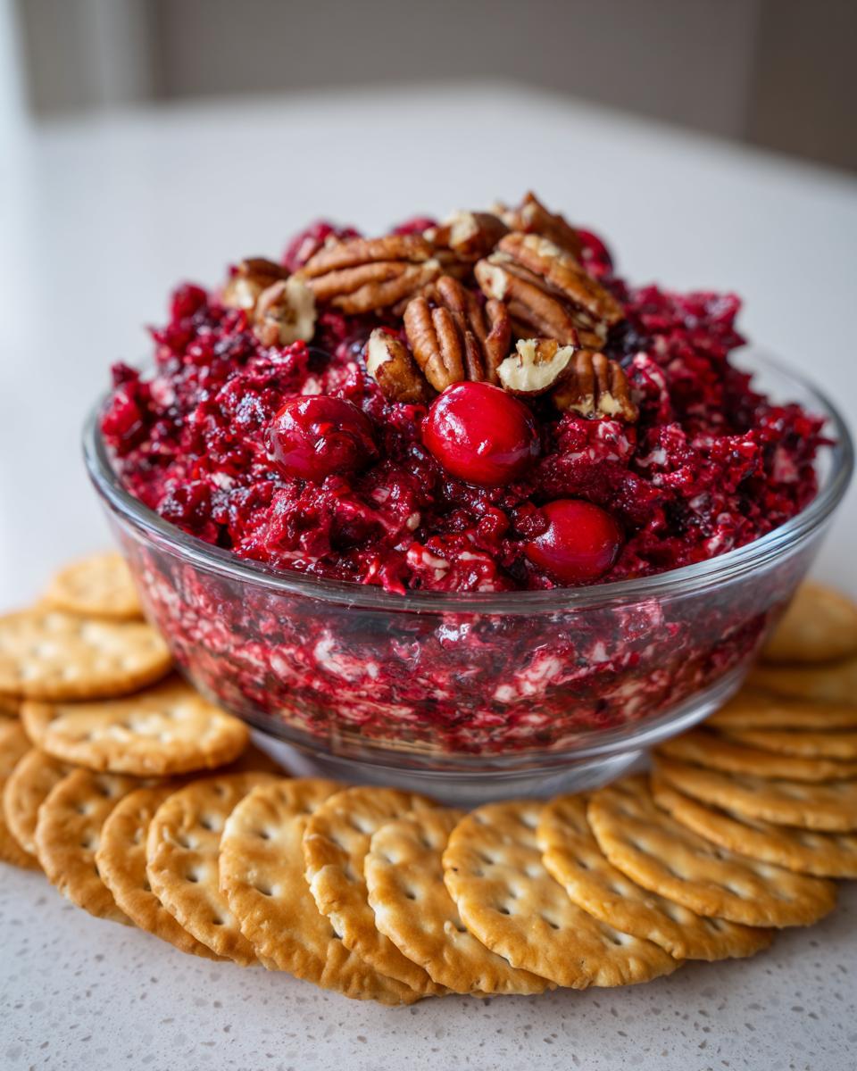 cranberry dip - detail 2