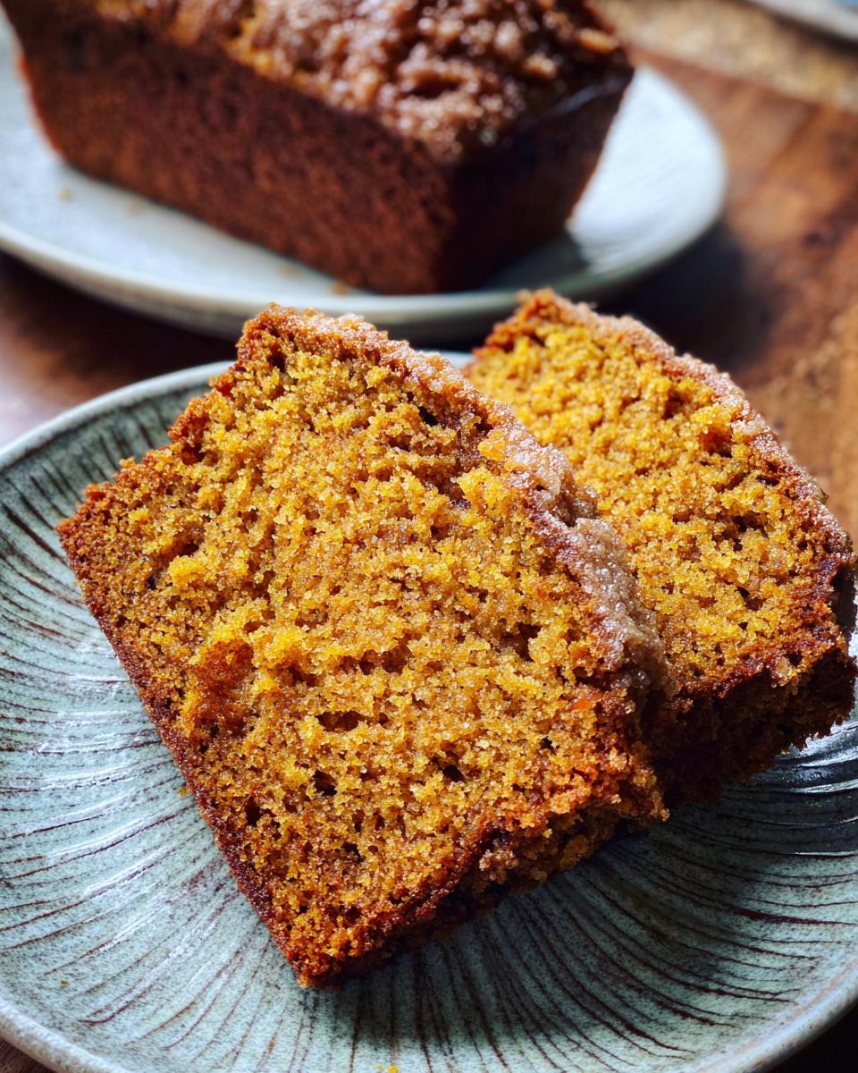 moist pumpkin bread - detail 2