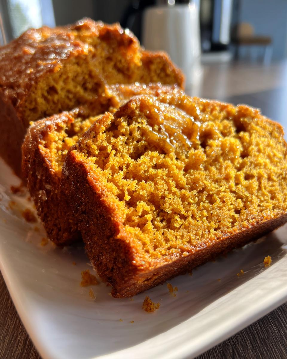 moist pumpkin bread - detail 4