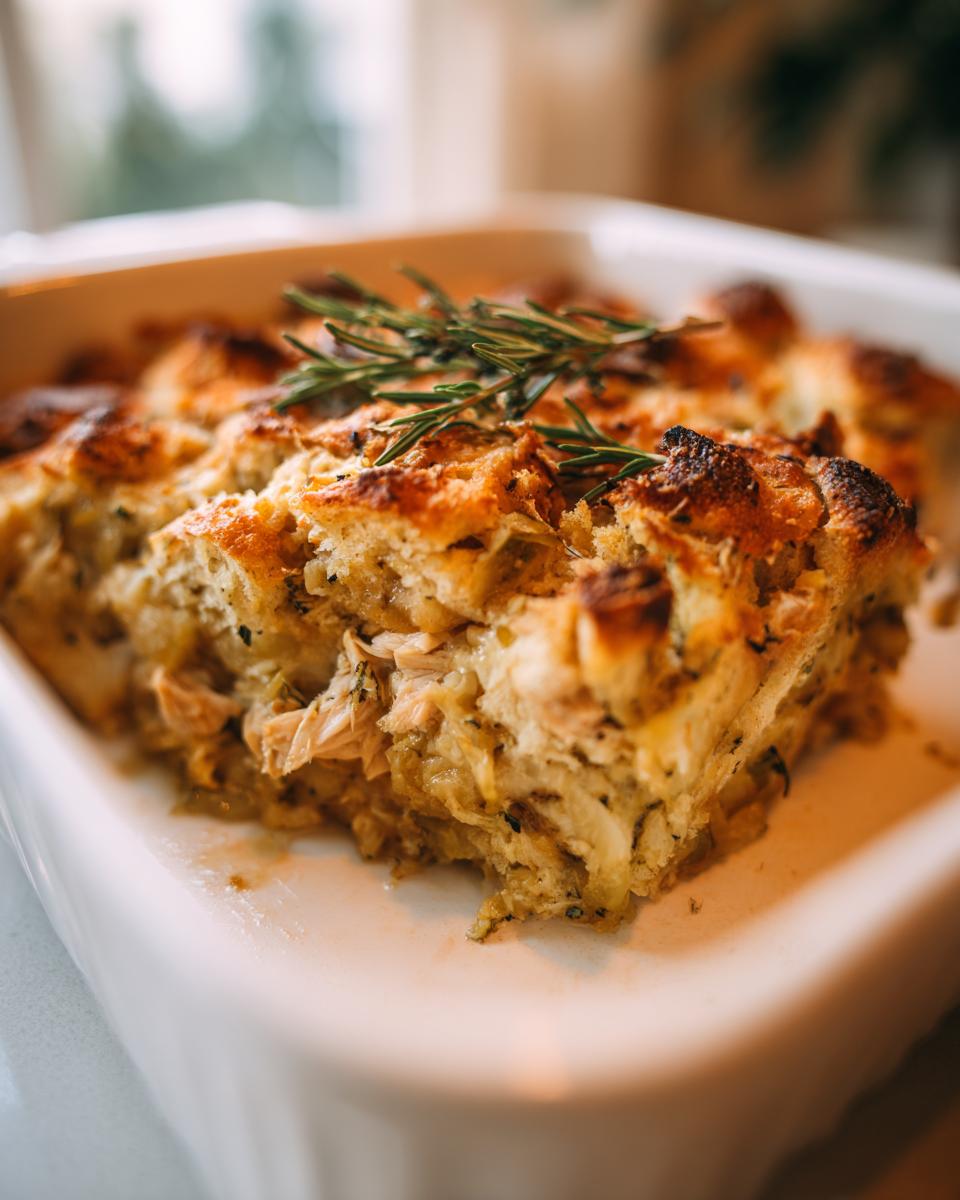 stuffing chicken casserole - detail 1