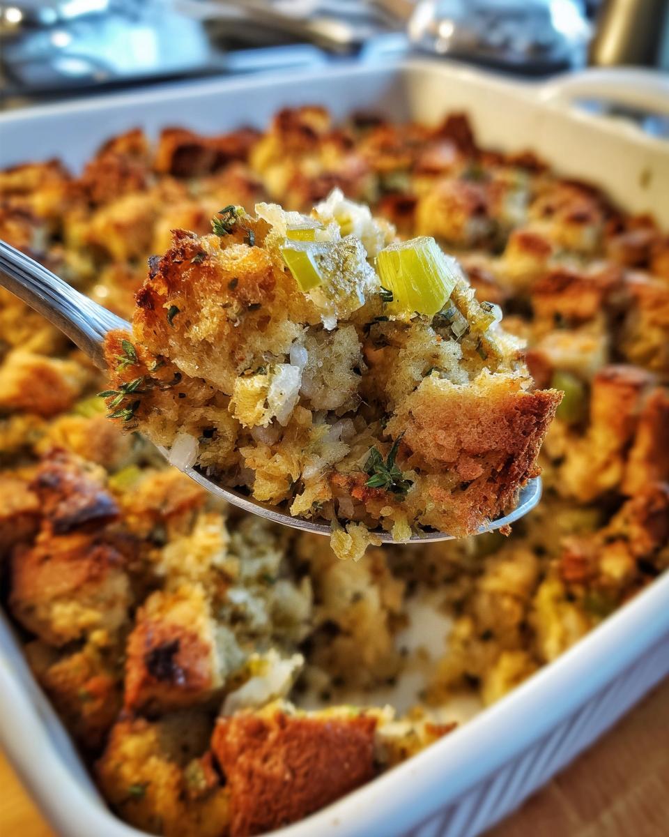 turkey stuffing - detail 1